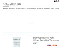 Tablet Screenshot of dermaplusmd.com